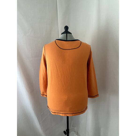 Avenue Pullover Top With Kangaroo Pockets Orange Size 18/20 - Picture 7 of 7